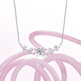 Collier en argent sterling "Vega Whisper" Étoile scintillante Alpha Lyrae