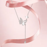 FANCIME "Lightplay Butterfly" Collier en argent sterling suspendu