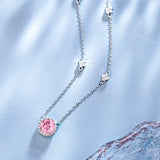 Collier en argent sterling FANCIME "Projecteur" avec réglage rond