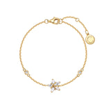 Bracelet en argent sterling "Ms Vega" Étoile scintillante Alpha Lyrae