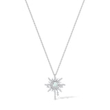 FANCIME "Soluna Nexus" Collier en Opale d'Octobre en Argent Sterling