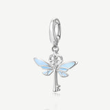 Charm en argent sterling clé volante Harry Potter x FANCIME