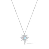 FANCIME "Soluna Nexus" Collier en Pierre de Lune de Juin en Argent Sterling