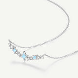 Collier en argent sterling "Starlit Dream" Étincelant