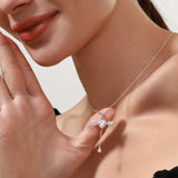 FANCIME "L'amour de l'ange" Collier en argent sterling