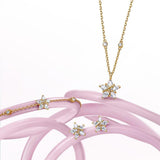 Collier en argent sterling "Ms Vega" Étoile scintillante Alpha Lyrae