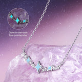 Collier en argent sterling "Starlit Dream" Étincelant