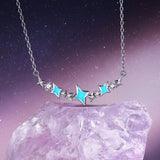 Collier en argent sterling "Starlit Dream" Étincelant