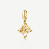Charme en argent sterling des Reliques de la Mort x FANCIME Harry Potter