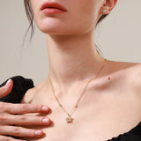Collier en argent sterling "Ms Vega" Étoile scintillante Alpha Lyrae