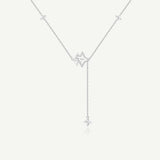 "Mélodie Étoilée" Collier Pendentif Étoile en Argent Sterling
