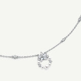 Collier en argent sterling "Vega Aureole" Étoile scintillante Alpha Lyrae