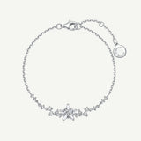 Bracelet en argent sterling "Vega Serenade" Étoile scintillante Alpha Lyrae
