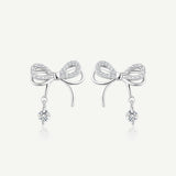 FANCIME "Dream Bow" Boucles d'oreilles en argent sterling en forme de nœud papillon