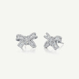 Boucles d'oreilles en argent sterling à clou en forme de nœud "Honey Doll" FANCIME