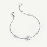 Bracelet en argent sterling "Ms Vega" Étoile scintillante Alpha Lyrae