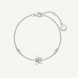 Bracelet en argent sterling "Ms Vega" Étoile scintillante Alpha Lyrae