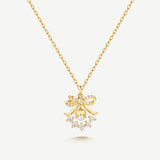 Bracelet pendentif en argent Promise Lock