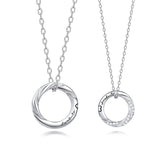 Colliers en argent sterling pour couples "Love Magnetic" FANCIME