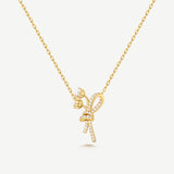 Bracelet pendentif en argent Promise Lock