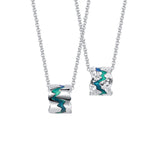 FANCIME "Light Year" Colliers en Argent Sterling pour Couples