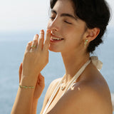 “Wisteria Whisper” Flower Bar Peridot Silver Earrings