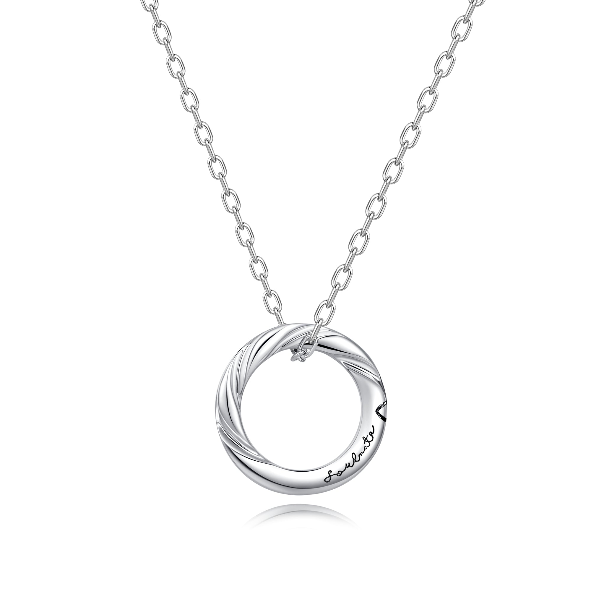 Colliers en argent sterling pour couples "Love Magnetic" FANCIME