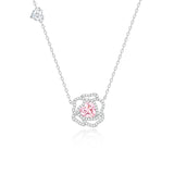 FANCIME "Rose Amour" Collier en argent sterling