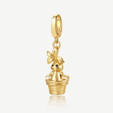 Harry Potter x FANCIME Pendentif Argent de Mandragore