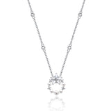 Collier en argent sterling "Vega Aureole" Étoile scintillante Alpha Lyrae