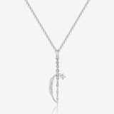Harry Potter x FANCIME Baguette d'Albus Dumbledore Pendentif Argent