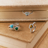 Trinity Essential Silver Ring in Turquoise