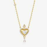 Harry Potter x FANCIME Collier en Argent de Potion d'Amour avec Design Texturé Brossé