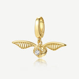 Charme en argent sterling du Vif d'or x FANCIME Harry Potter