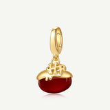 Harry Potter x FANCIME Bertie Bott's Beans Silver Charm, Pumpkin Flavor