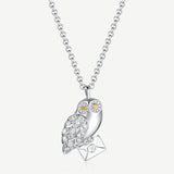 Collier en argent sterling Hedwig x Harry Potter FANCIME