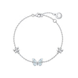 FANCIME "Starlight Butterfly" Bracelet en argent sterling émaillé lumineux