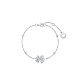 FANCIME "Blooming Bow" Bracelet en argent sterling en forme de nœud floral