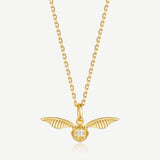 Collier en argent sterling Golden Snitch x Harry Potter FANCIME
