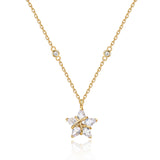 Collier en argent sterling "Ms Vega" Étoile scintillante Alpha Lyrae