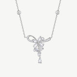 Collier en Argent Wisteria Tendril