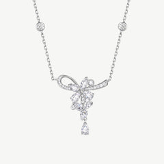 Collier en Argent Wisteria Tendril
