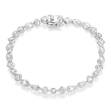 Bracelet en argent sterling géométrique "Lumina Trio" FANCIME