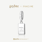 Charme en argent sterling de la carte des Maraudeurs x FANCIME Harry Potter