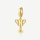 Charme en argent sterling de la coupe de Poufsouffle x FANCIME Harry Potter
