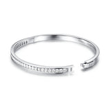 FANCIME "Écliptique" Bracelet Jonc en Argent Sterling