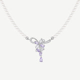 Collier en Argent Wisteria Tendril
