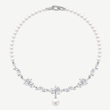 Collier en Argent Doux de Promesse Wisteria Bloom Drop