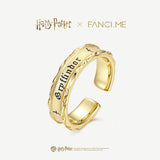 Bague en argent sterling de la maison Gryffondor x Harry Potter FANCIME