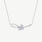 Collier en Argent Wisteria Vine